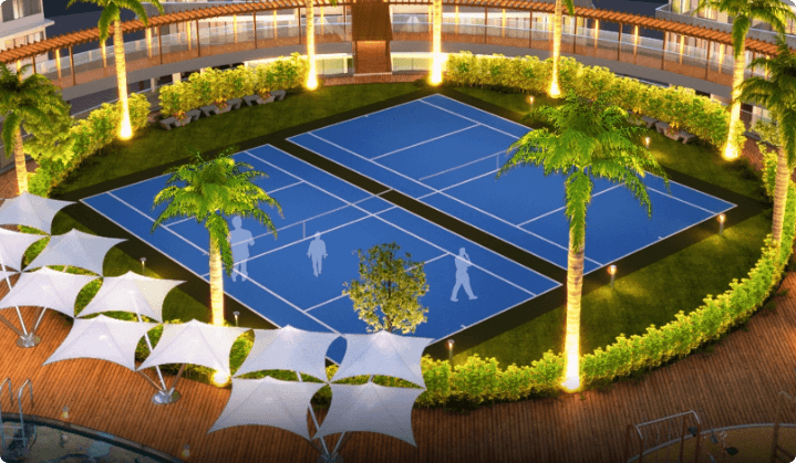 Puneville tennis court