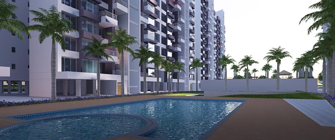 Swimming pool view - Pharande Woodsville